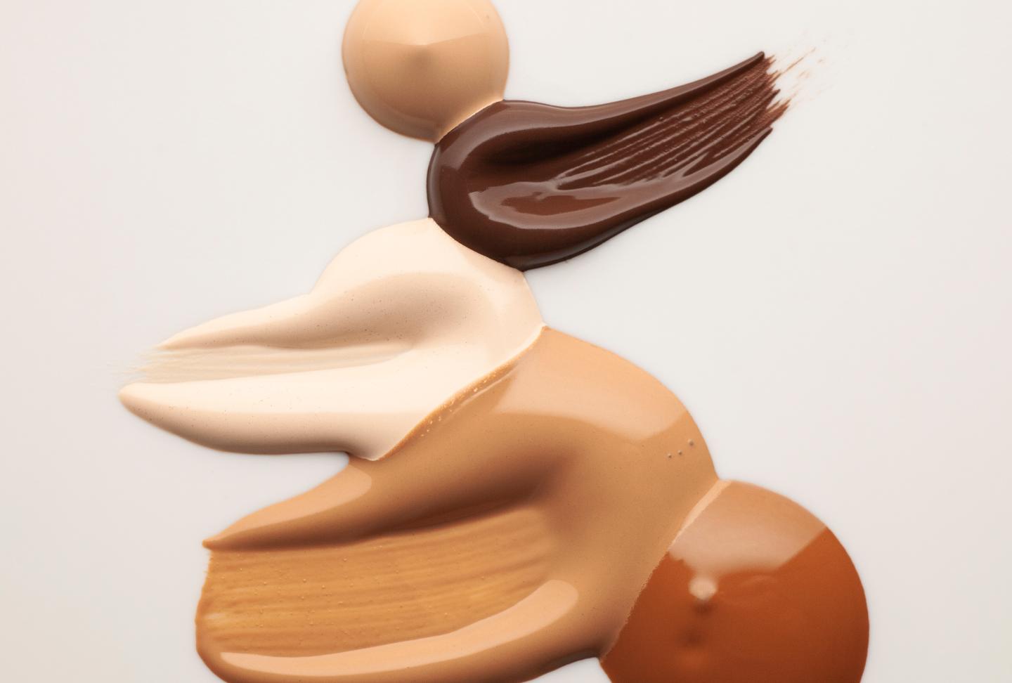 Make-up foundation swatches-RaceAhead