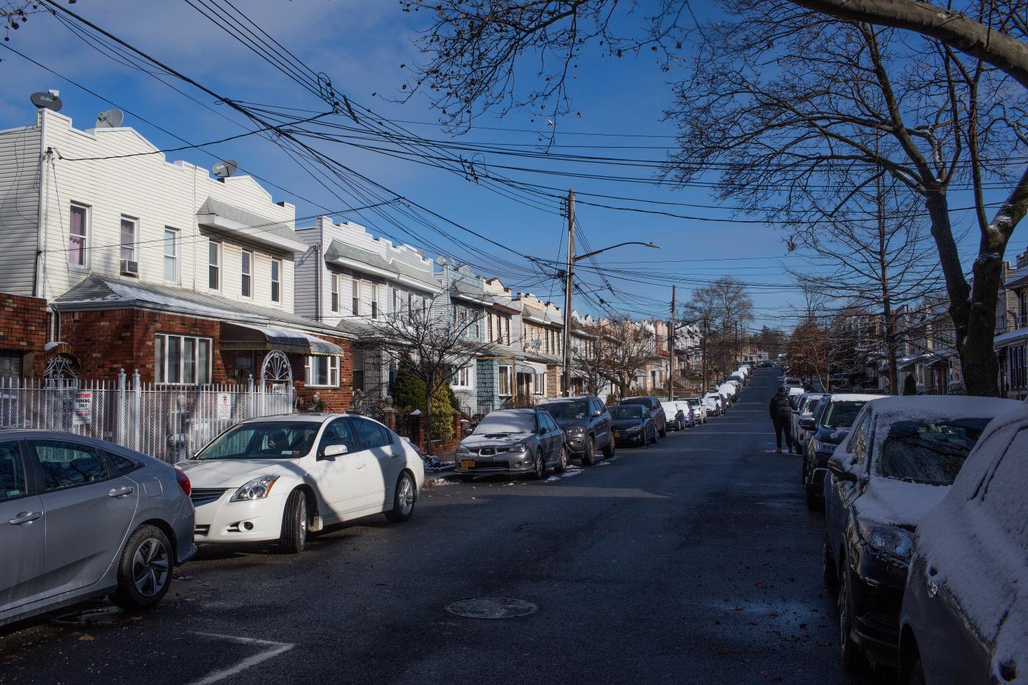 QUEENS, NY - DECEMBER 3: Homes in the lower middle class neighborhood of Middle Village, as seen on December 3, 2019, in Queens, New York. (Photo by Andrew Lichtenstein/Corbis via Getty Images)