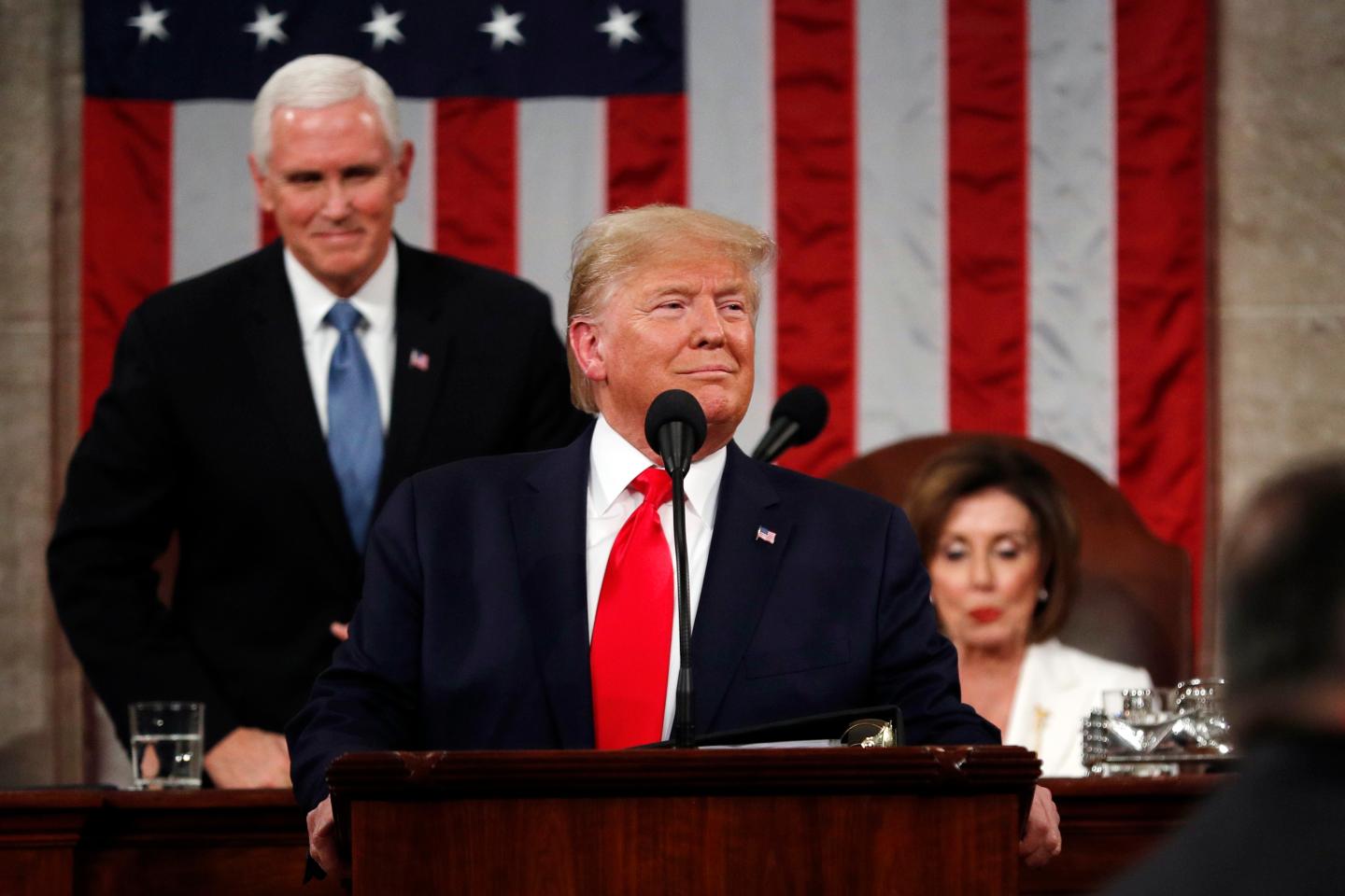 President Trump Gives State Of The Union Address