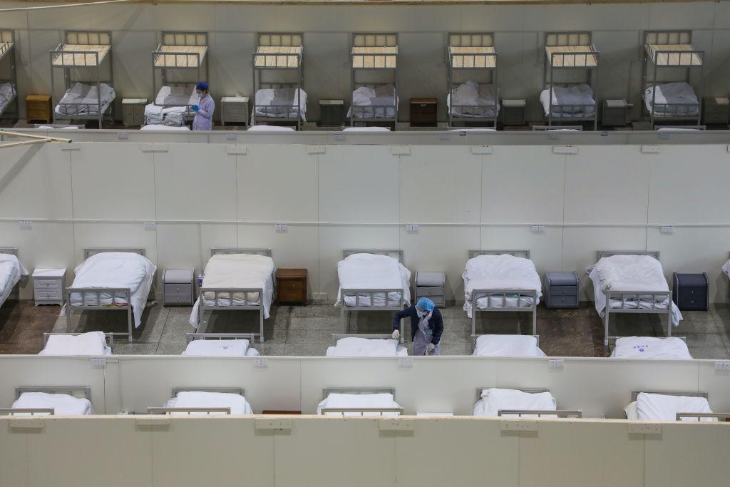 CHINA WUHAN MORE TEMPORARY HOSPITAL IN USE