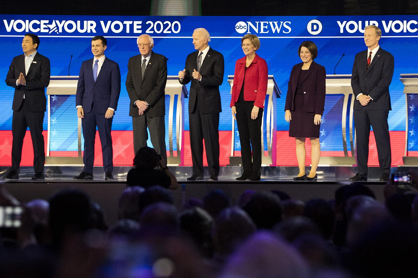 Candidates Attend Seventh 2020 Democratic Presidential Debate