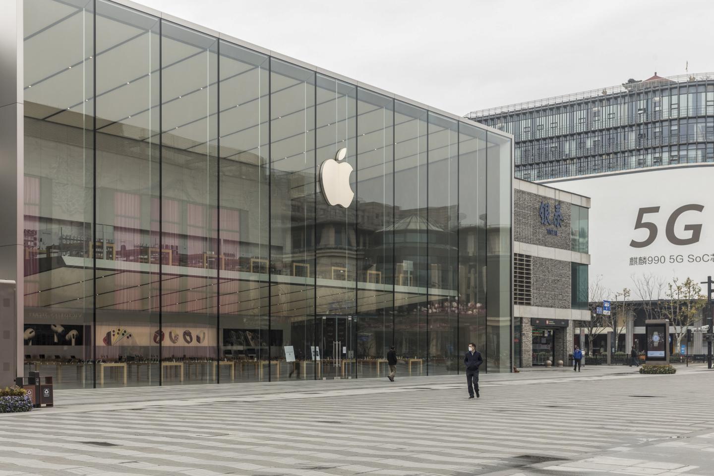 Only a handful of Apple stores are open in China following the coronavirus outbreak.