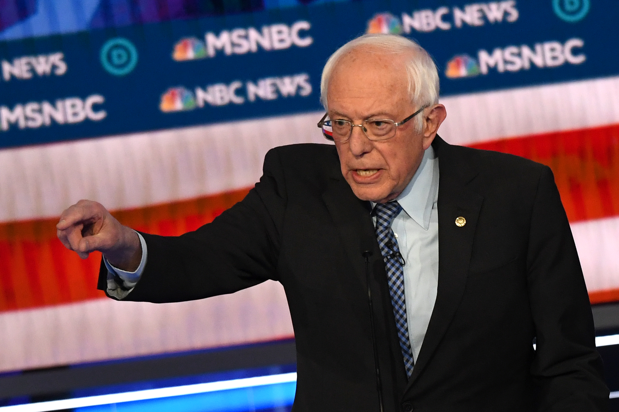 Bernie Sanders debate 2020 election February 19