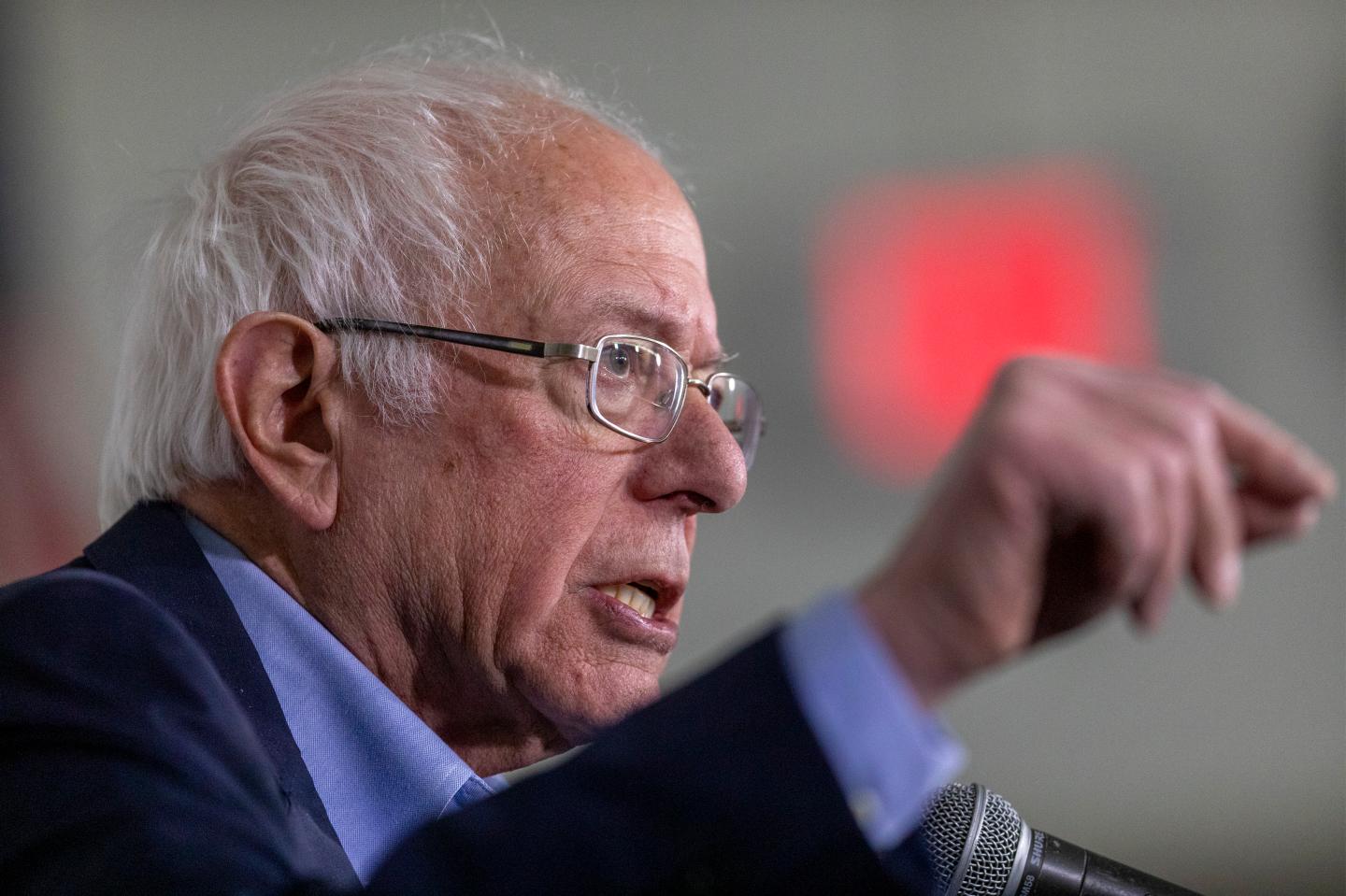 Bernie Sanders Holds Get Out The Vote Rally In Santa Ana, CA