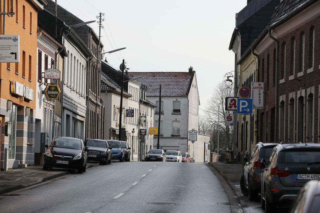 A street in Gangelt in the Heinsberg district on February 28 is empty. More and more people in the Heinsberg district have to stay at home as a precaution after the first cases of infection with the novel coronavirus.