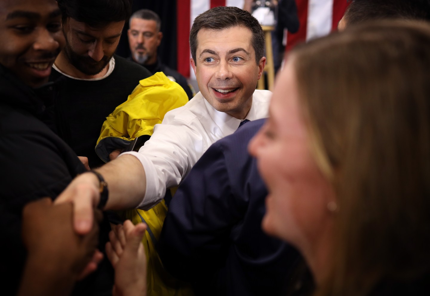 Presidential Candidate Pete Buttigieg Campaigns In New Hampshire Ahead Of Primary