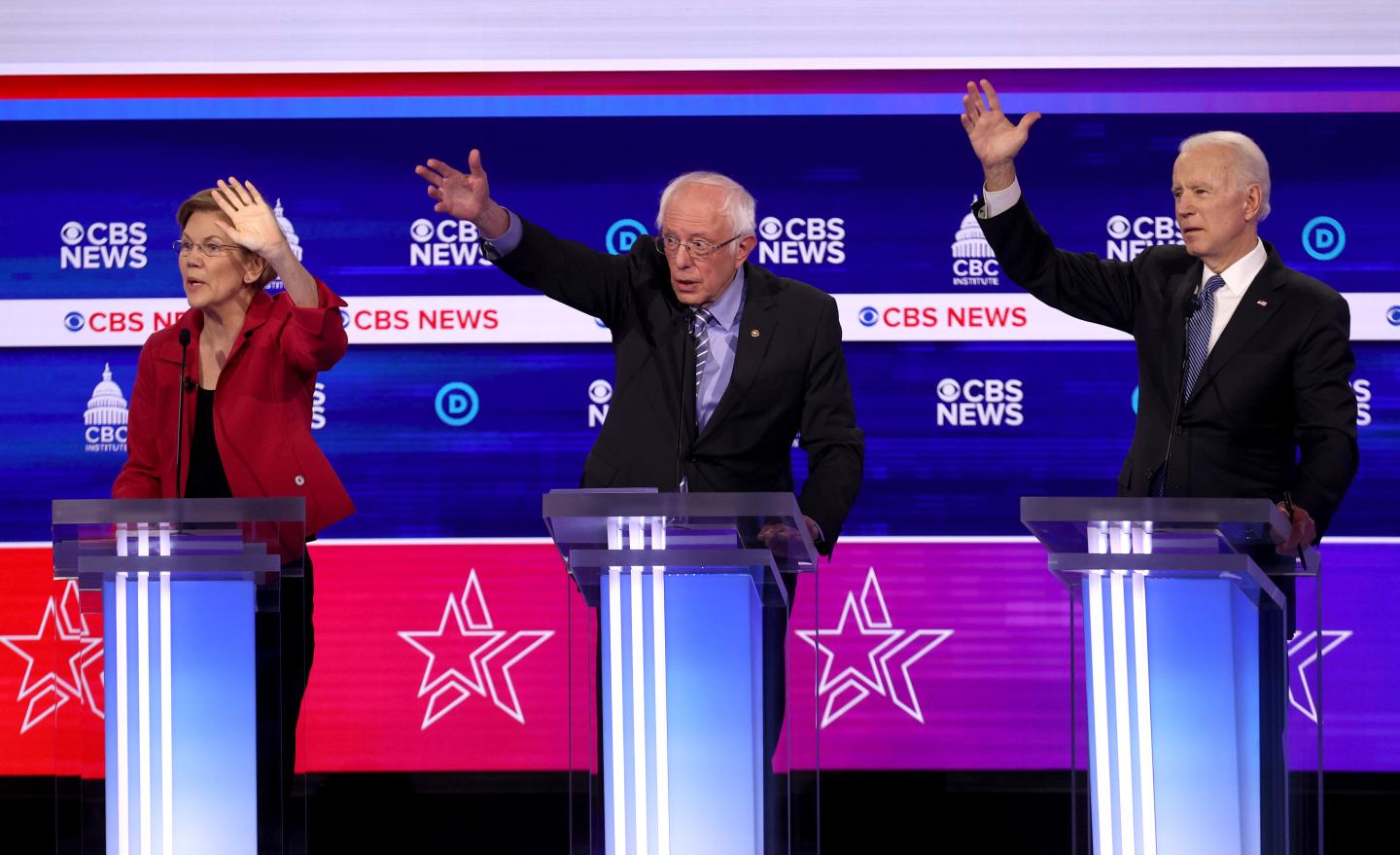 Democratic Presidential Candidates Debate In Charleston Ahead Of SC Primary