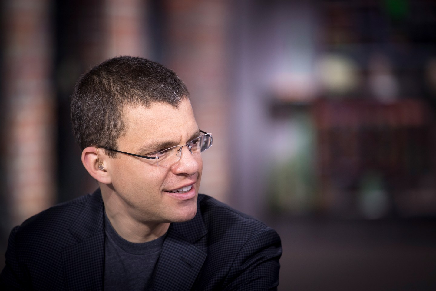 Max Levchin, co-founder of PayPal Inc. and chief executive officer of Affirm Inc., listens during a Bloomberg Technology television interview in San Francisco, California, U.S., on Monday, March 19, 2018.