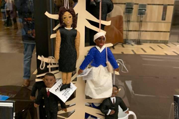 Michigan State University-Gift Shop Black Figure Display-Horizontal