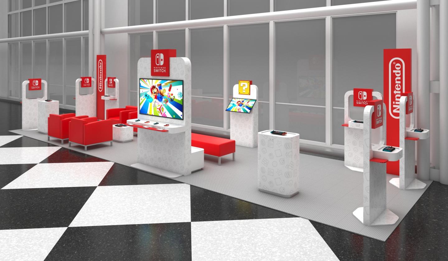 Nintendo on the go lounge