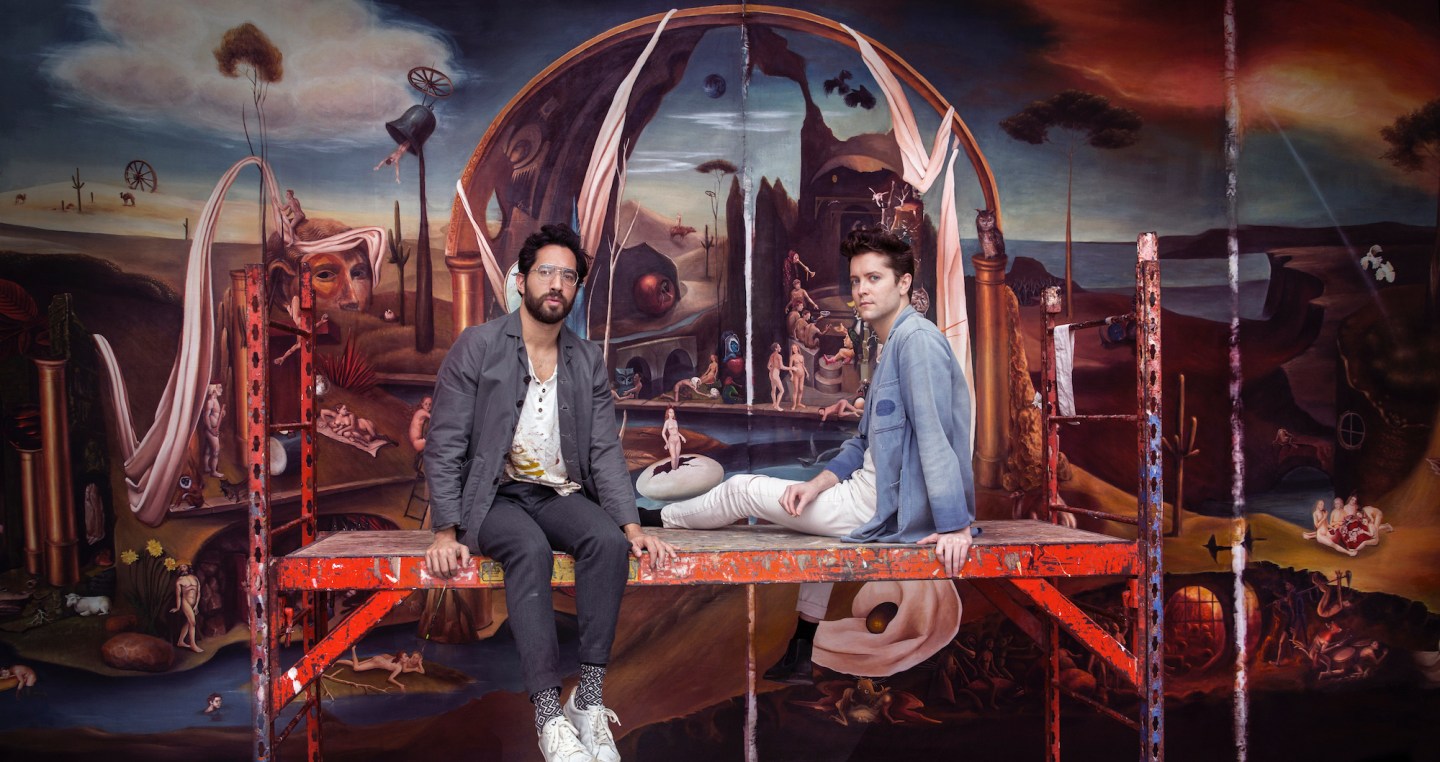 Chandler Noah and Diego Castaño are the founders of En Viu Studio, a collective of artists who work on commission.