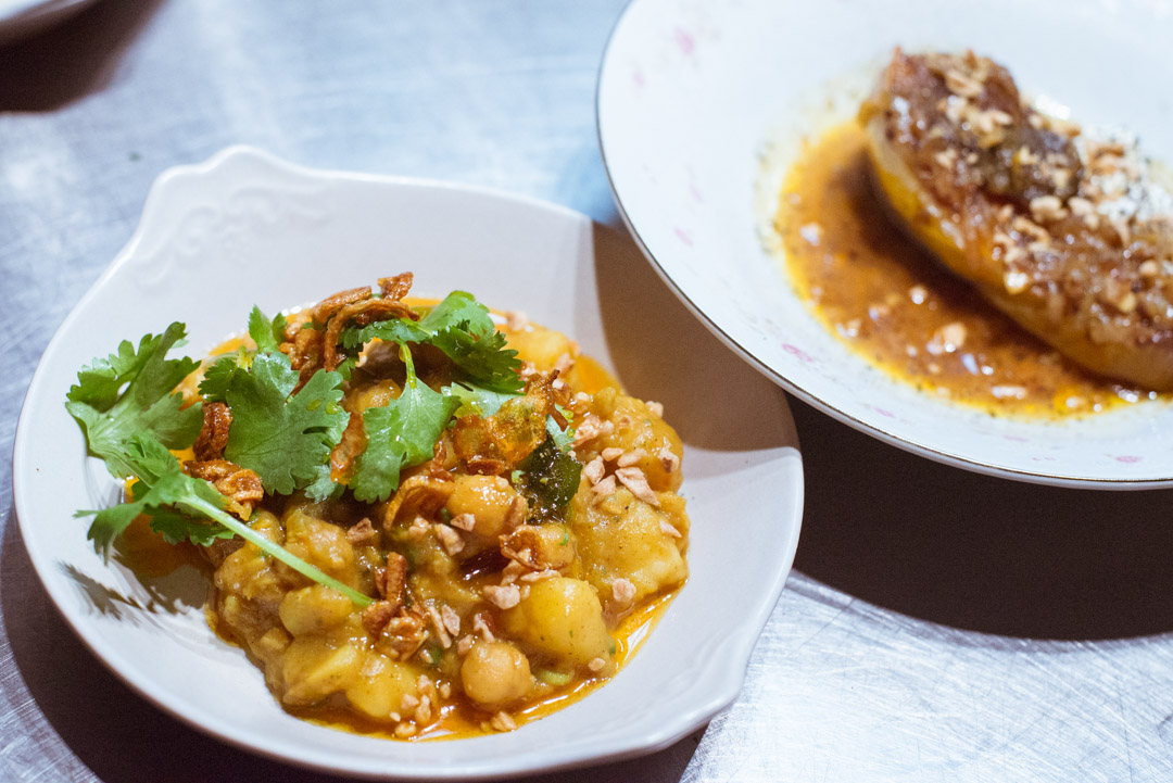 Balloo does the unthinkable, expertly blending Indian, Trinidadian, Caribbean, and Chinese flavors under one roof, on one menu.