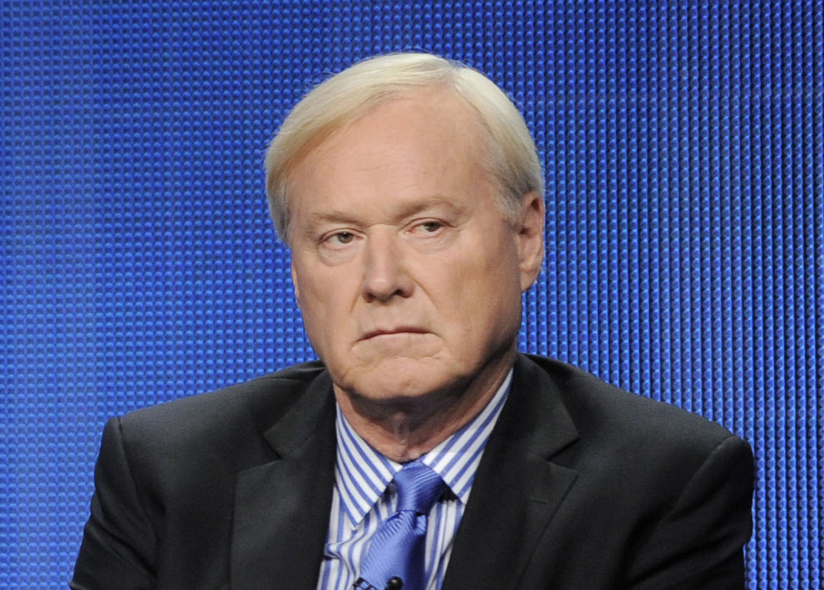 This Aug. 2, 2011 file photo shows MSNBC host Chris Matthews taking part in a panel discussion at the NBC Universal summer press tour in Beverly Hills, Calif. Matthews announced his retirement on his political talk show "Hardball with Chris Matthews" on Monday, March 2, 2020. Chris Pizzello—AP Photo