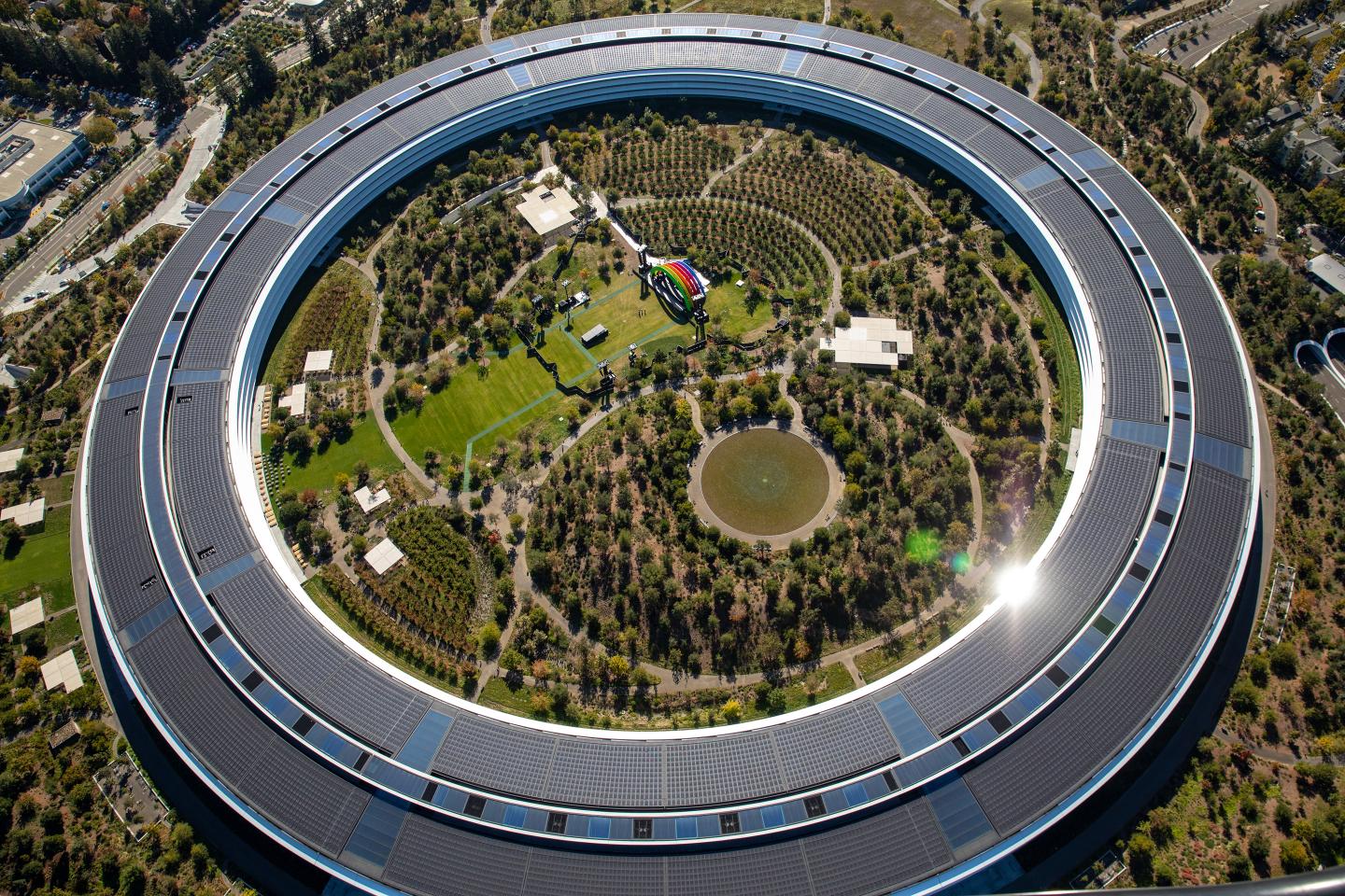 Apple Campus Silicon Valley Coronavirus