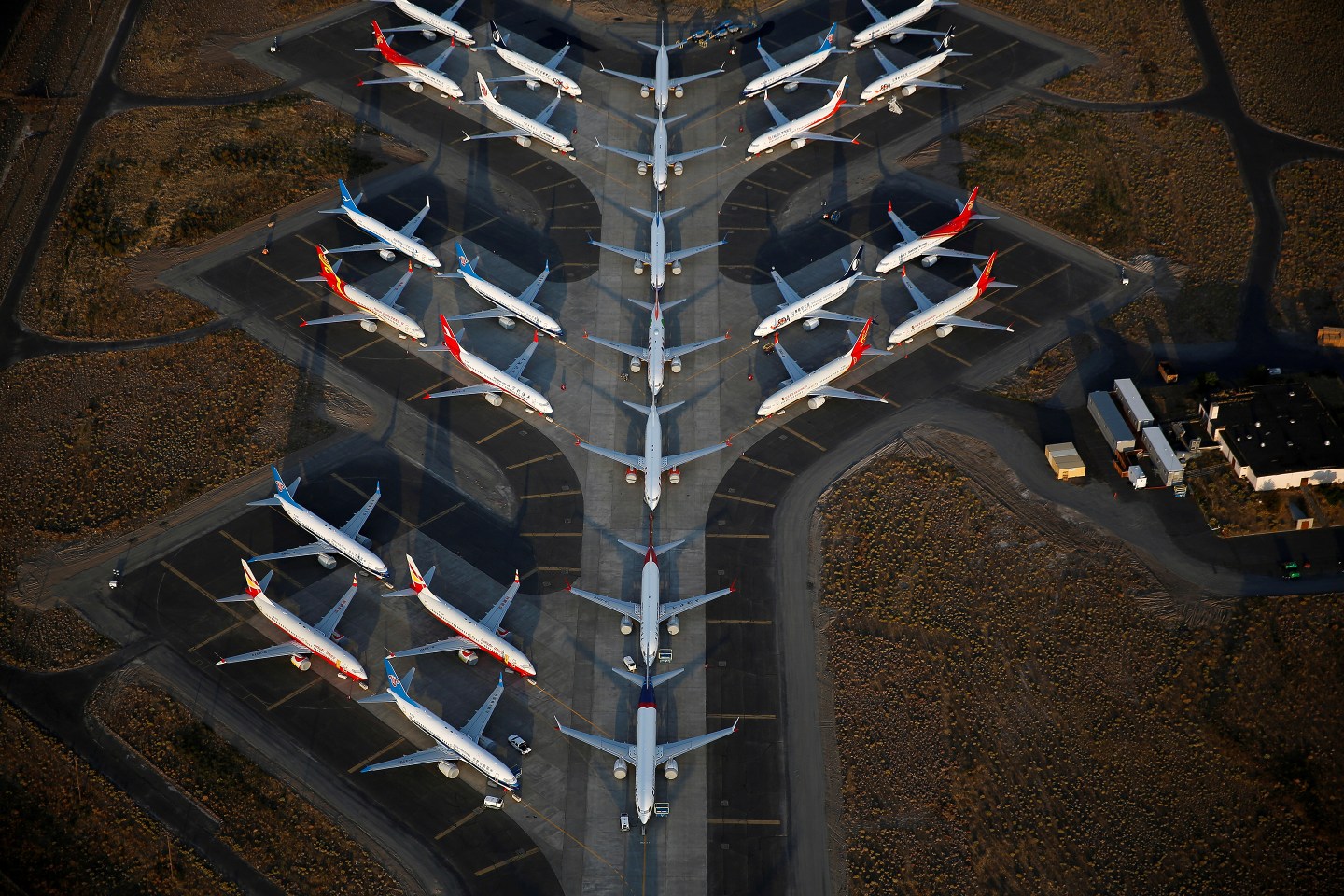 Boeing 737 Max aircraft at airport