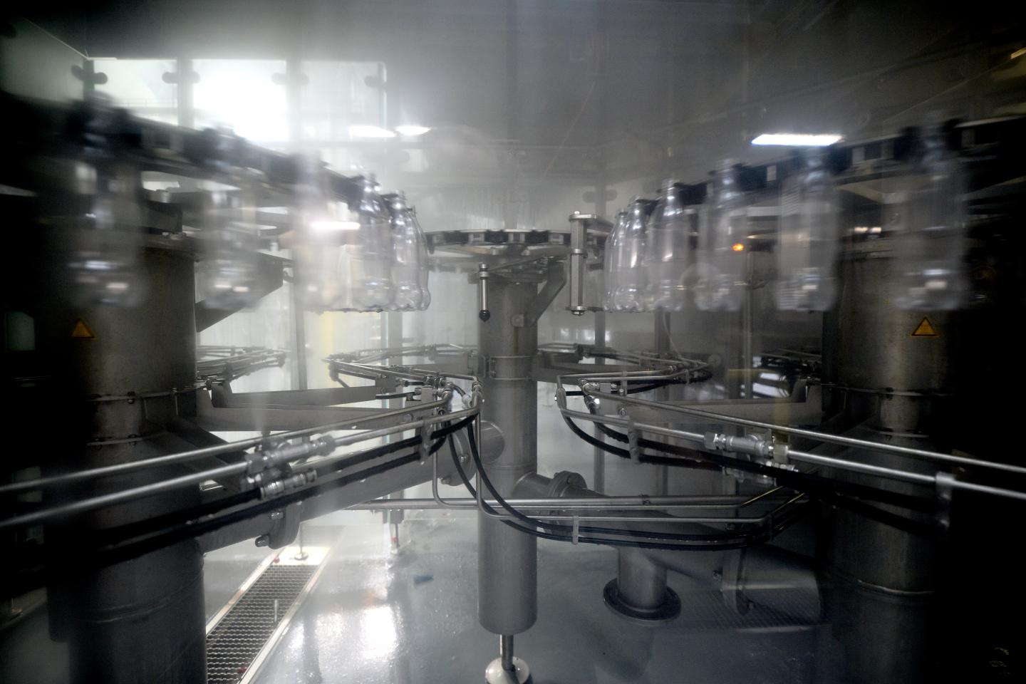 Empty Coca-Cola Factory Supply Chain