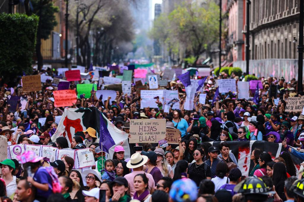 International Women's Day in Mexico City