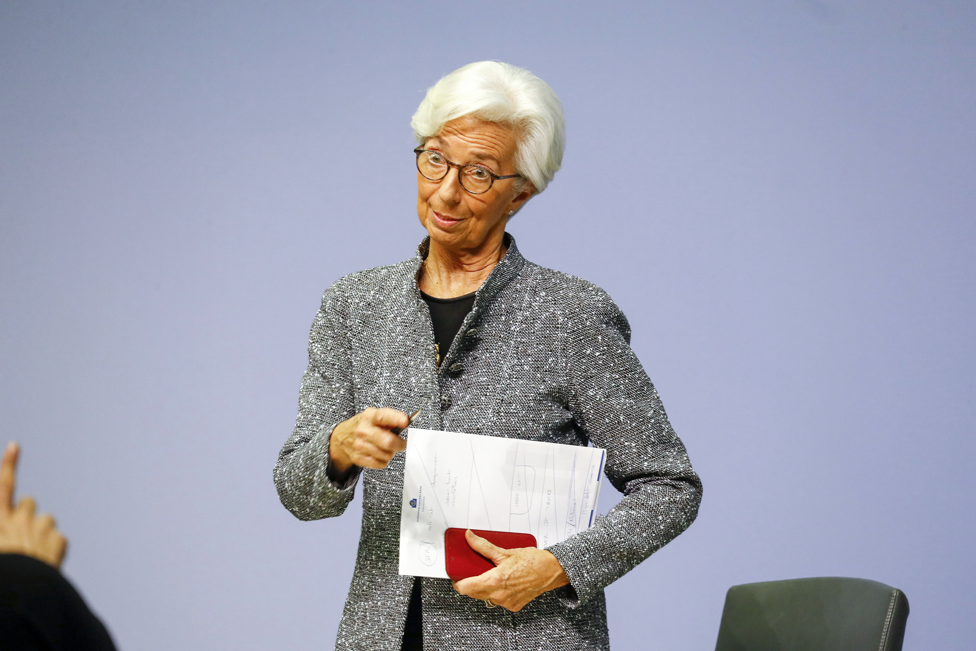 European Central Bank President Christine Lagarde Announces Rate Decision