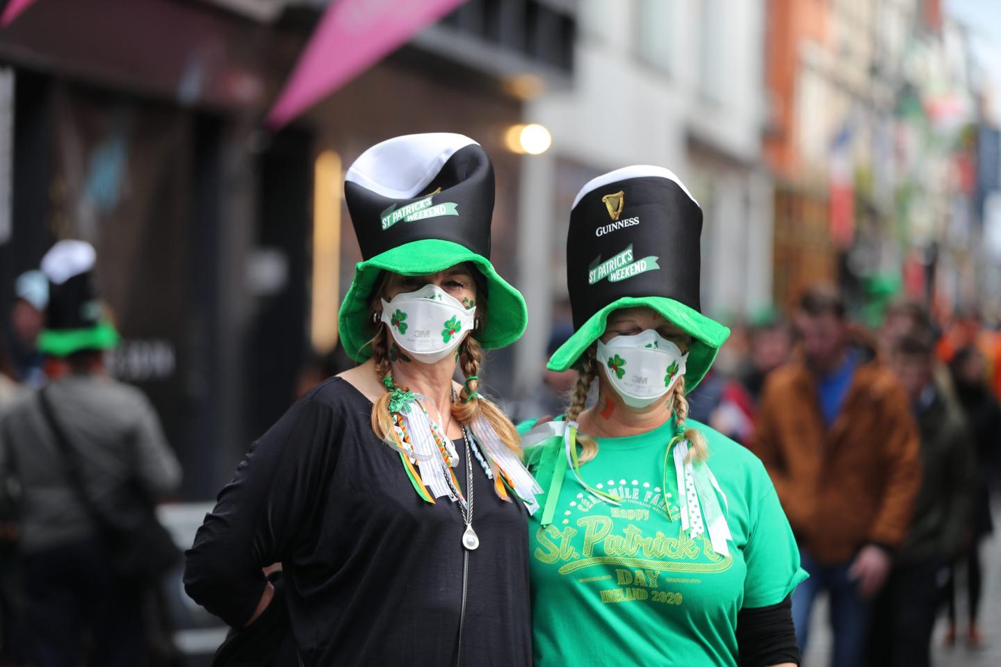 Where the green beer and good times usually flow, there’s only worry on this St. Patrick’s Day