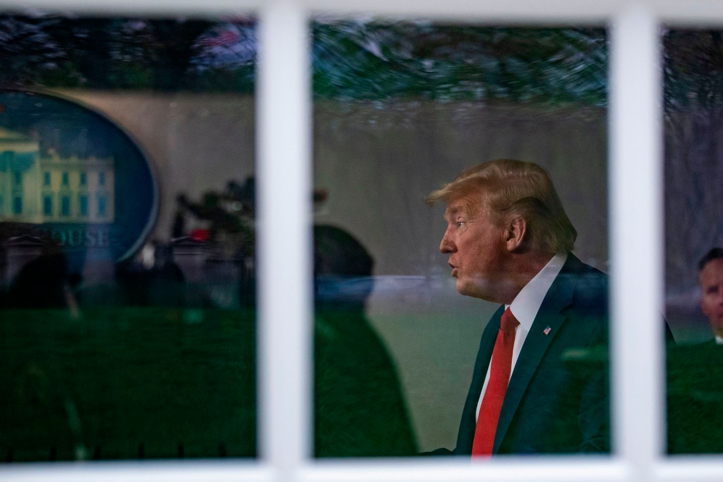 US President Donald Trump speaks during the daily briefing on the novel coronavirus, COVID-19, at the White House on March 22, 2020, in Washington, DC. (Photo by Eric BARADAT / AFP) (Photo by ERIC BARADAT/AFP via Getty Images)