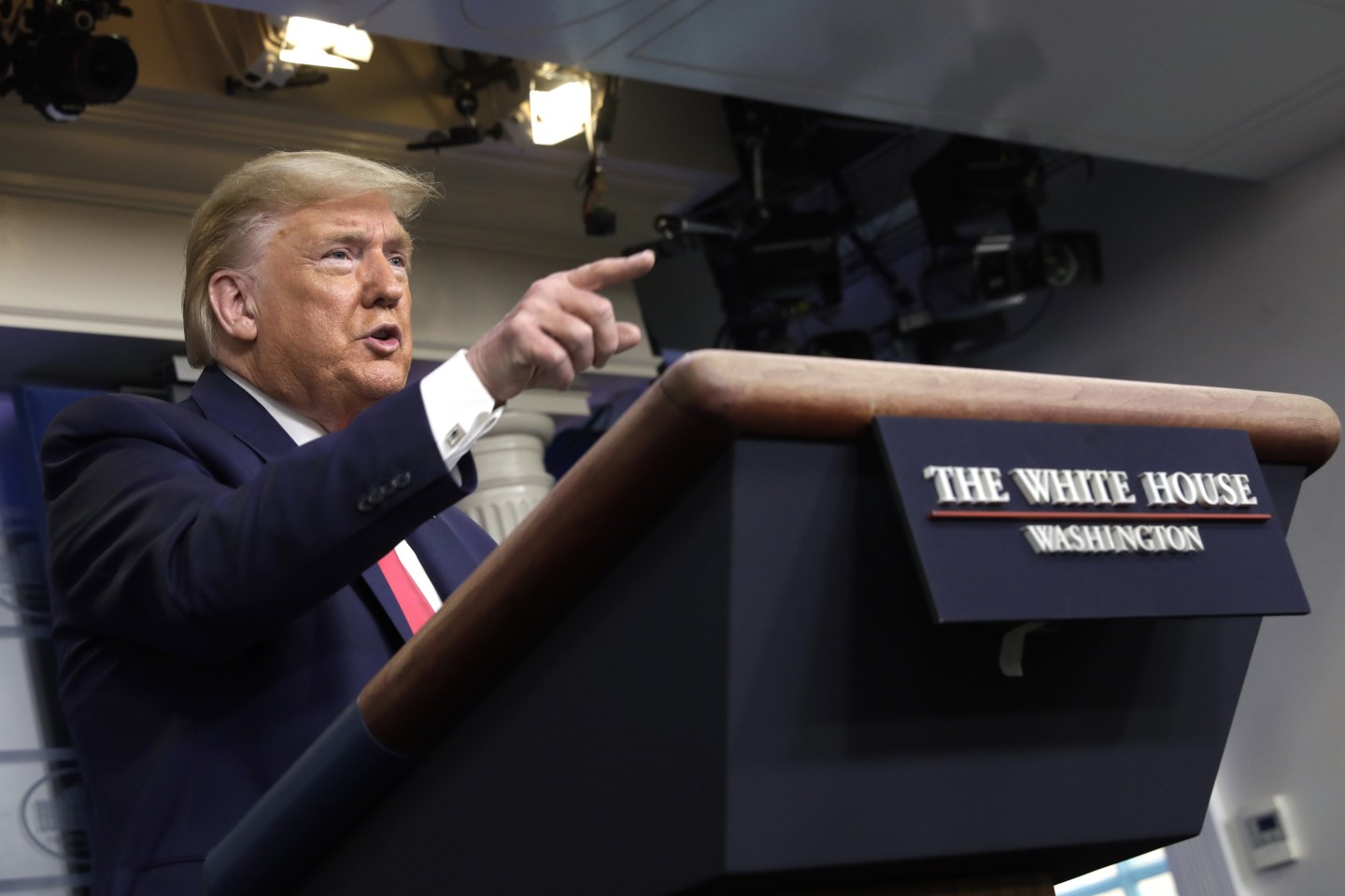 Members Of The Coronavirus Task Force Hold Press Briefing