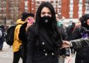 Street Style - Paris Fashion Week - Womenswear Fall/Winter 2020/2021 : Day Five