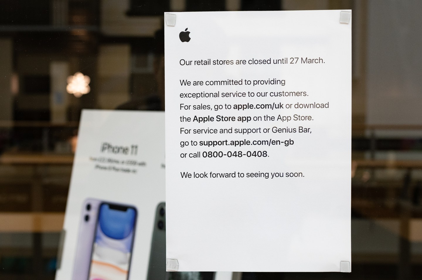 Apple store closures extended to ‘until further notice’