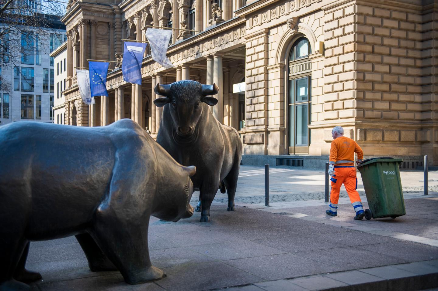 The global markets climb even as the coronavirus death toll soars