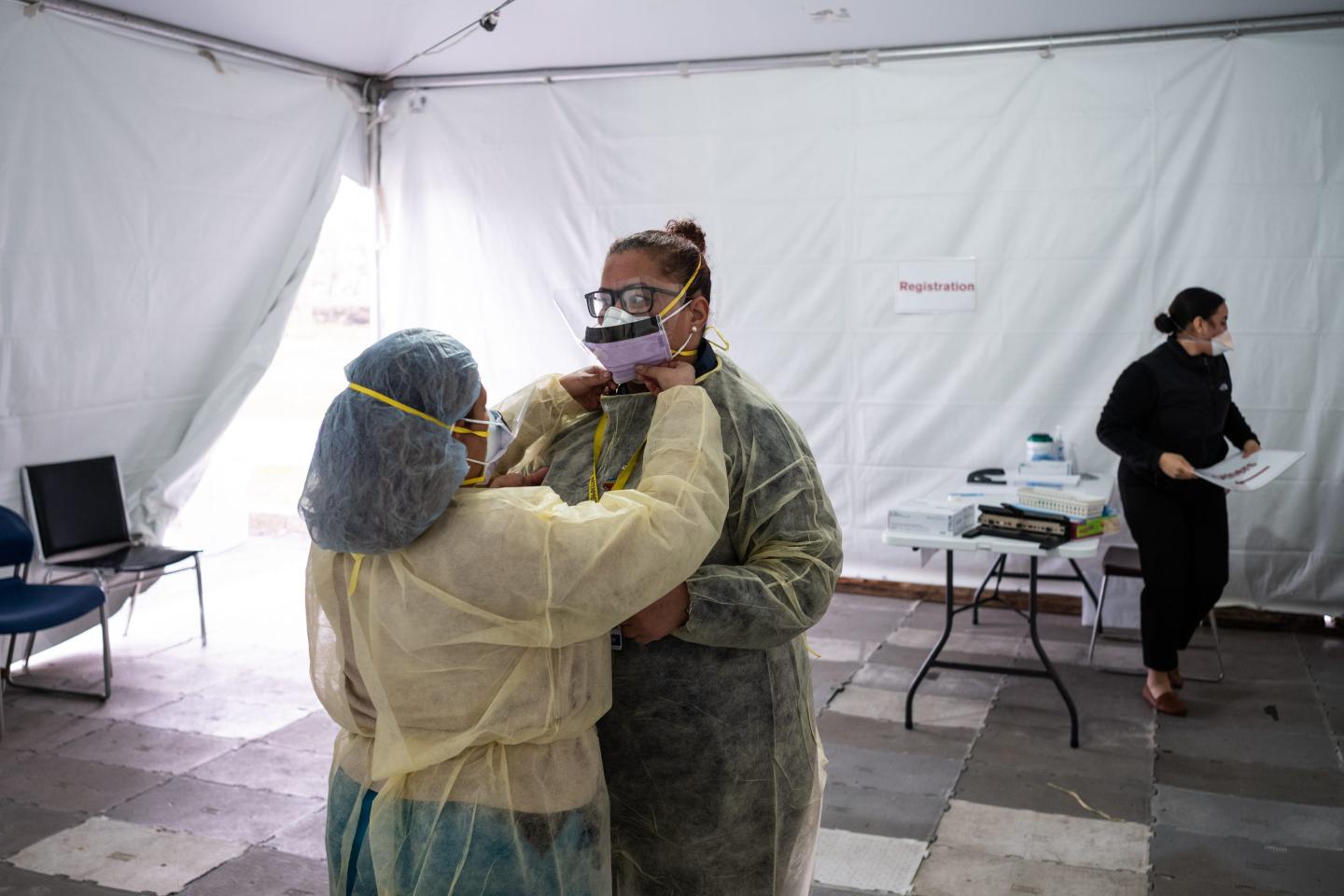 Pennsylvania’s coronavirus healthcare workers will suit up in pinstriped masks, thanks to the MLB