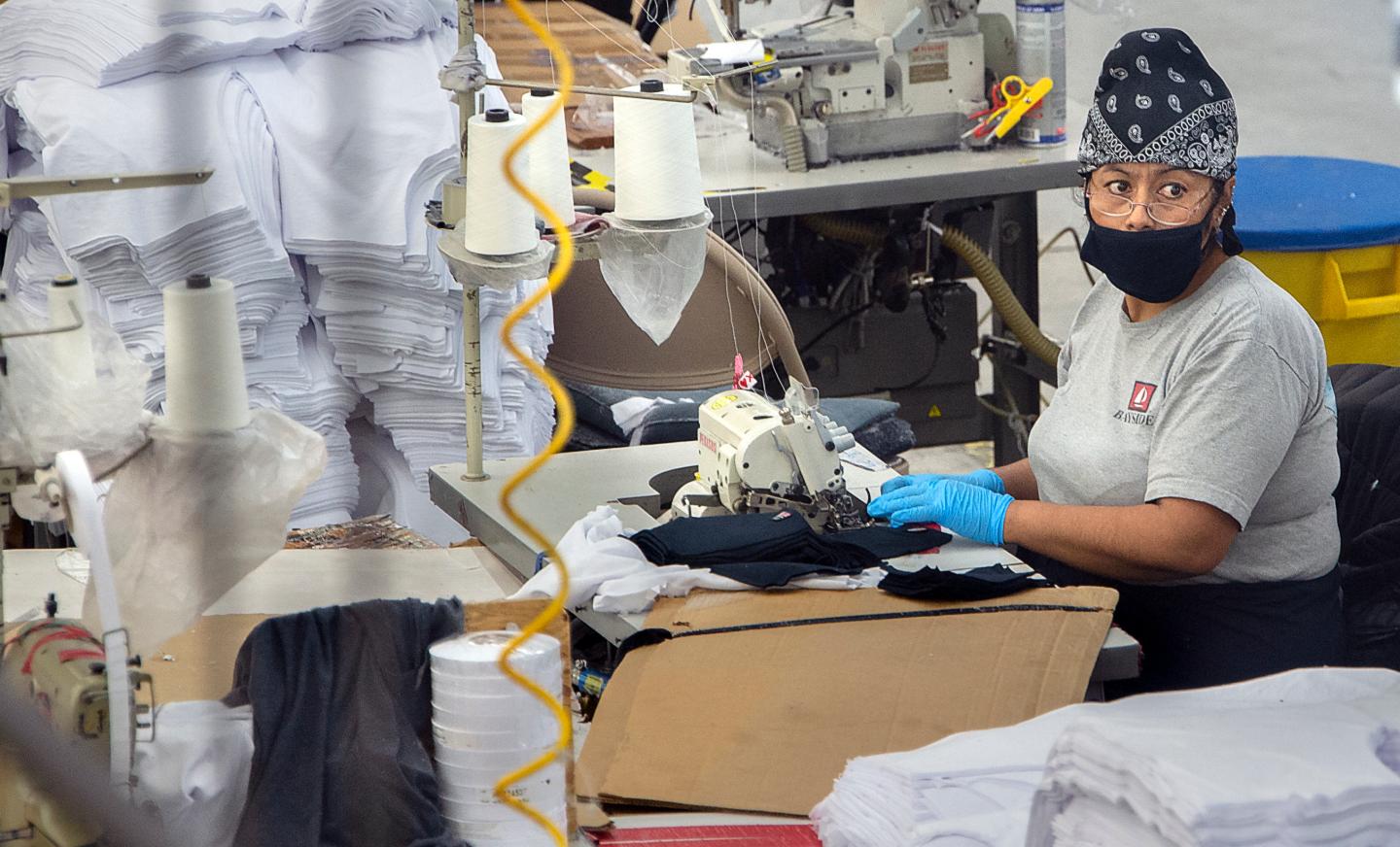 Making Masks For Coronavirus Workers