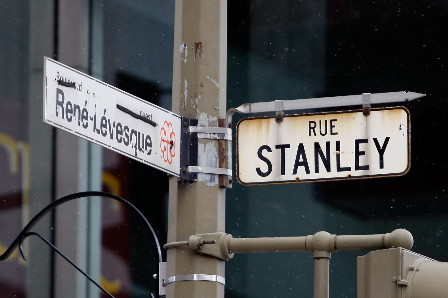 Montreal street sign