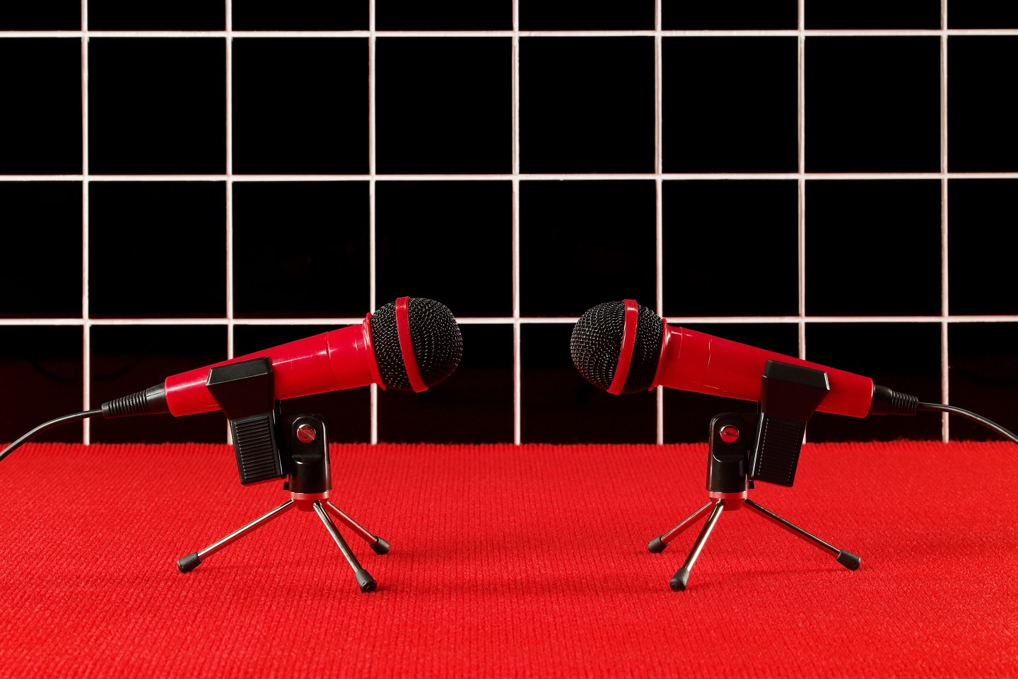 LeadershipNext podcast microphones