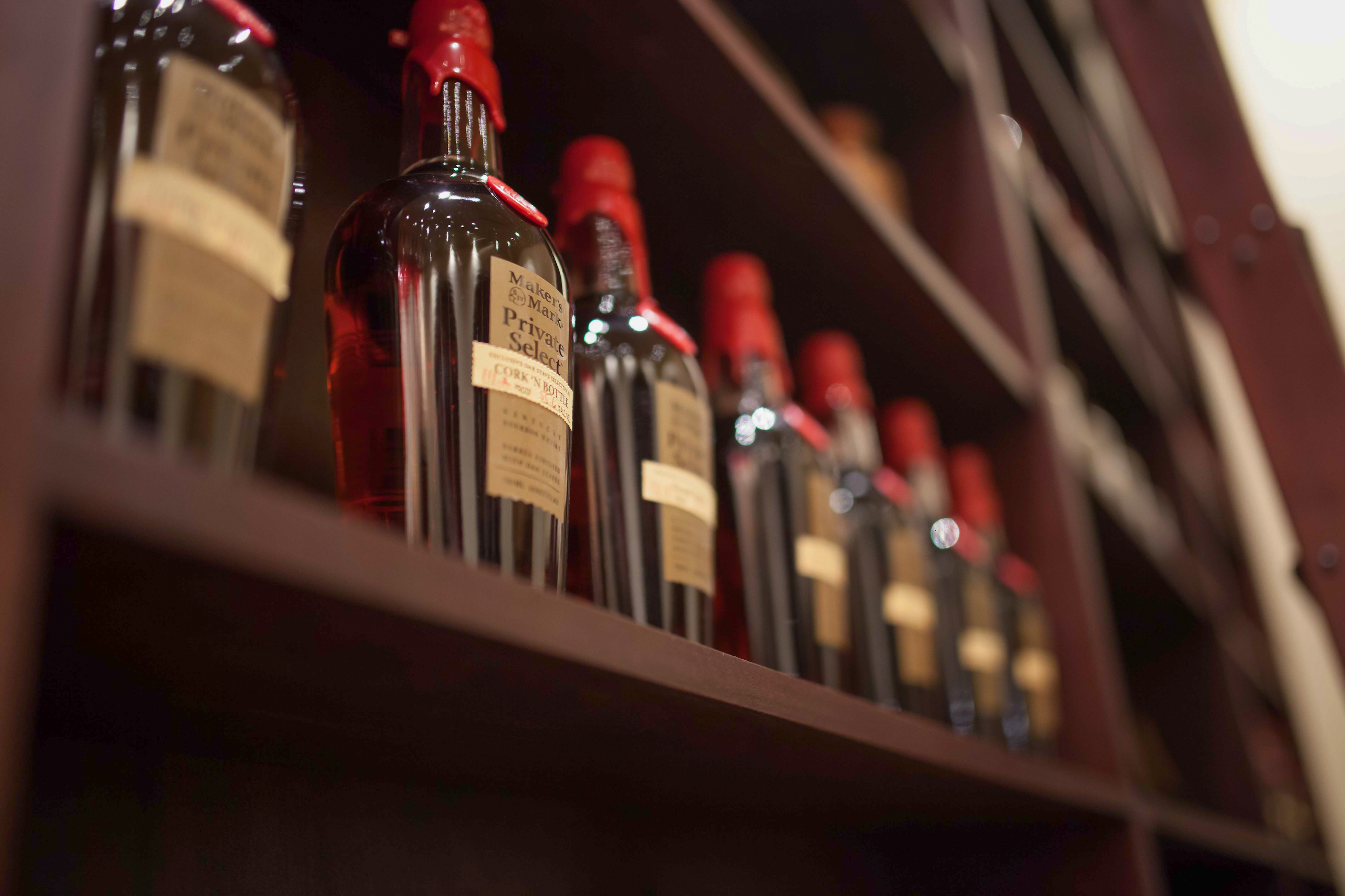 Maker's Mark Private Select is created by adding 10 custom wood finishing staves to each barrel, and then aged in limestone cellars.