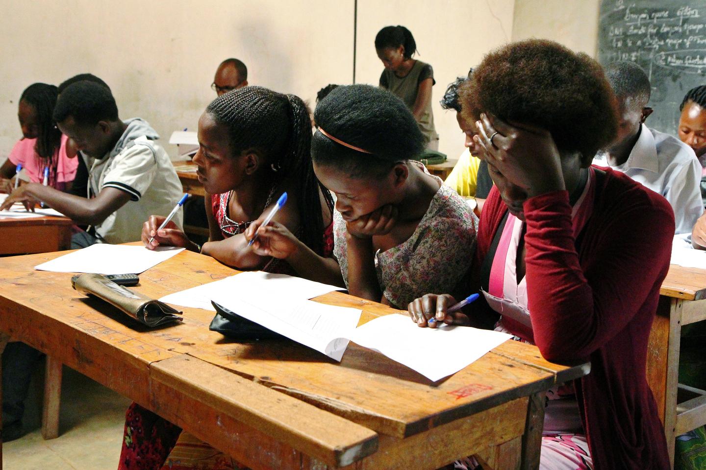 Rwanda Classroom Women-Gender Equality