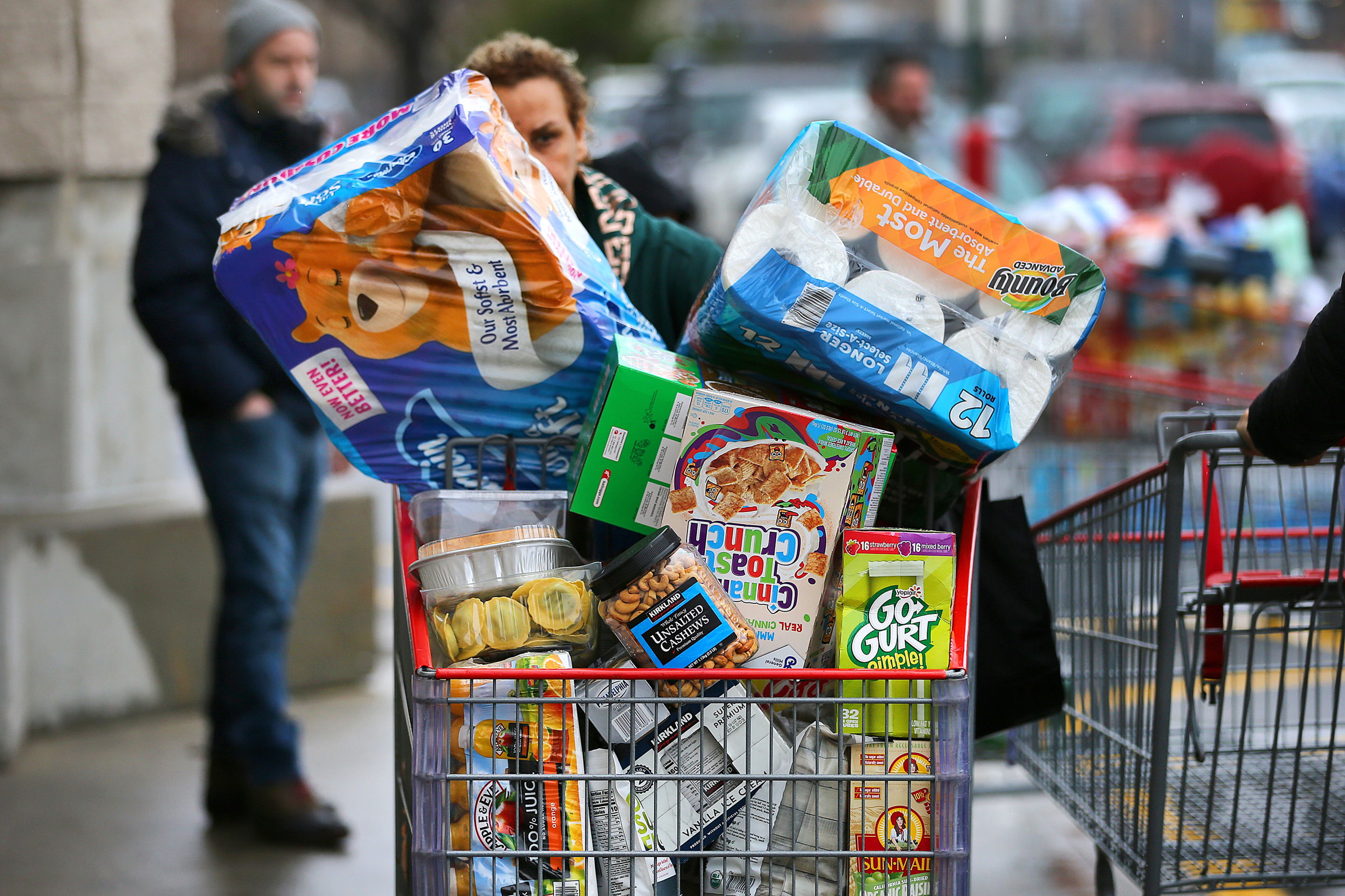 Shoppers Stock UP Coronavirus