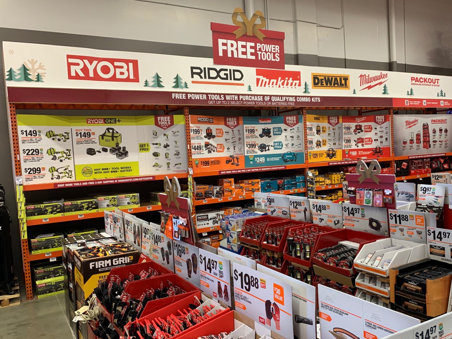 Home Depot renovated its holiday merchandising, and Black Friday sales followed