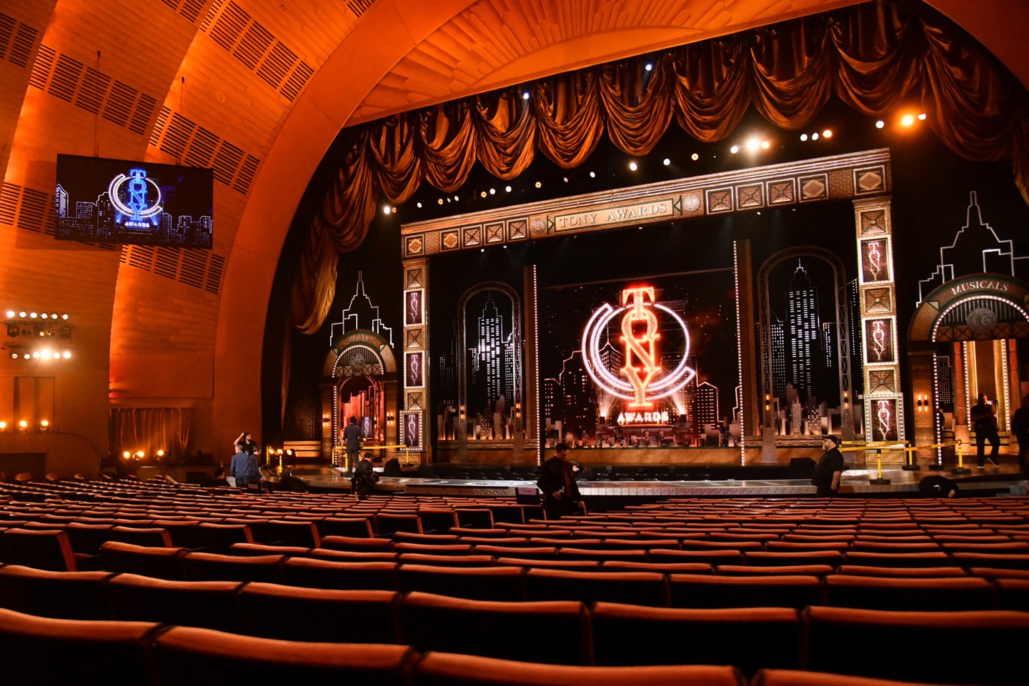 Tony Awards 2019 empty stage