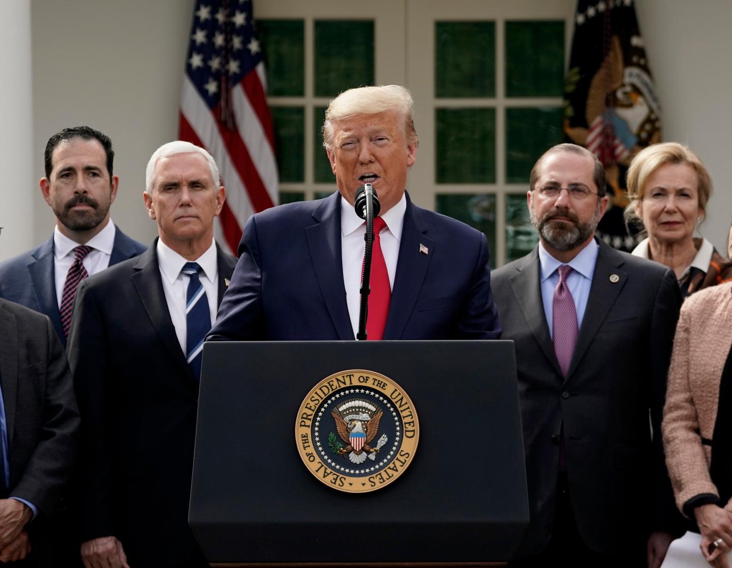 Trump coronavirus state of emergency
