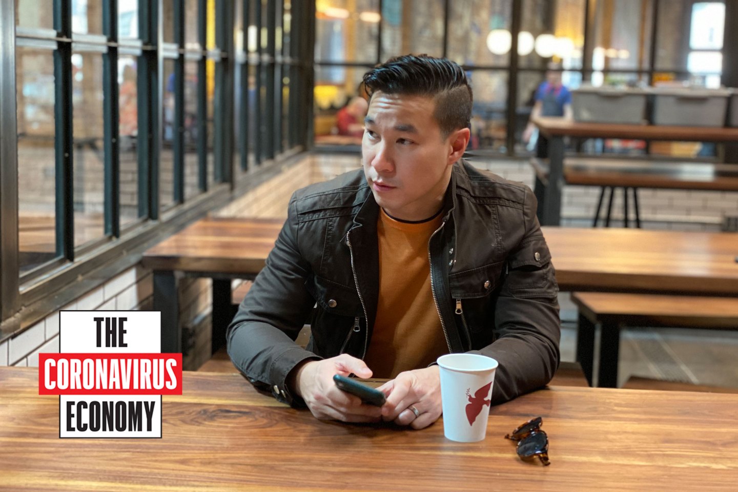 Roland Bui is a wholesale sales rep for Philadelphia-based La Colombe coffee.