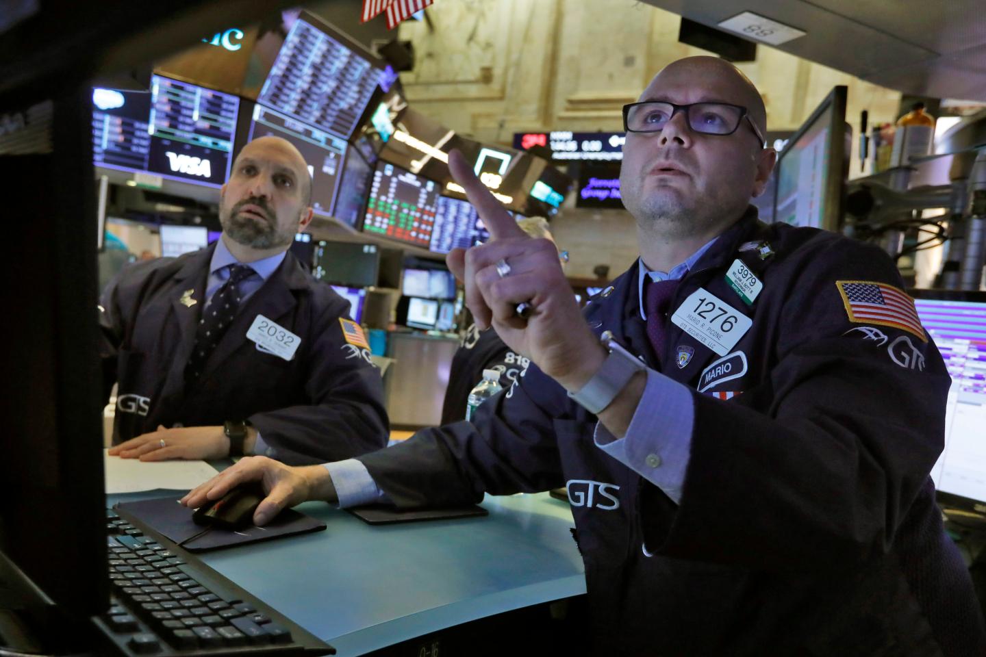Stocks rise sharply in more turbulent trading