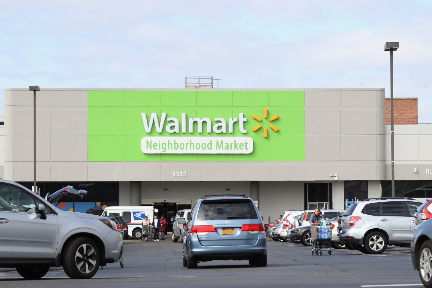 Walmart Cars Parking Lot