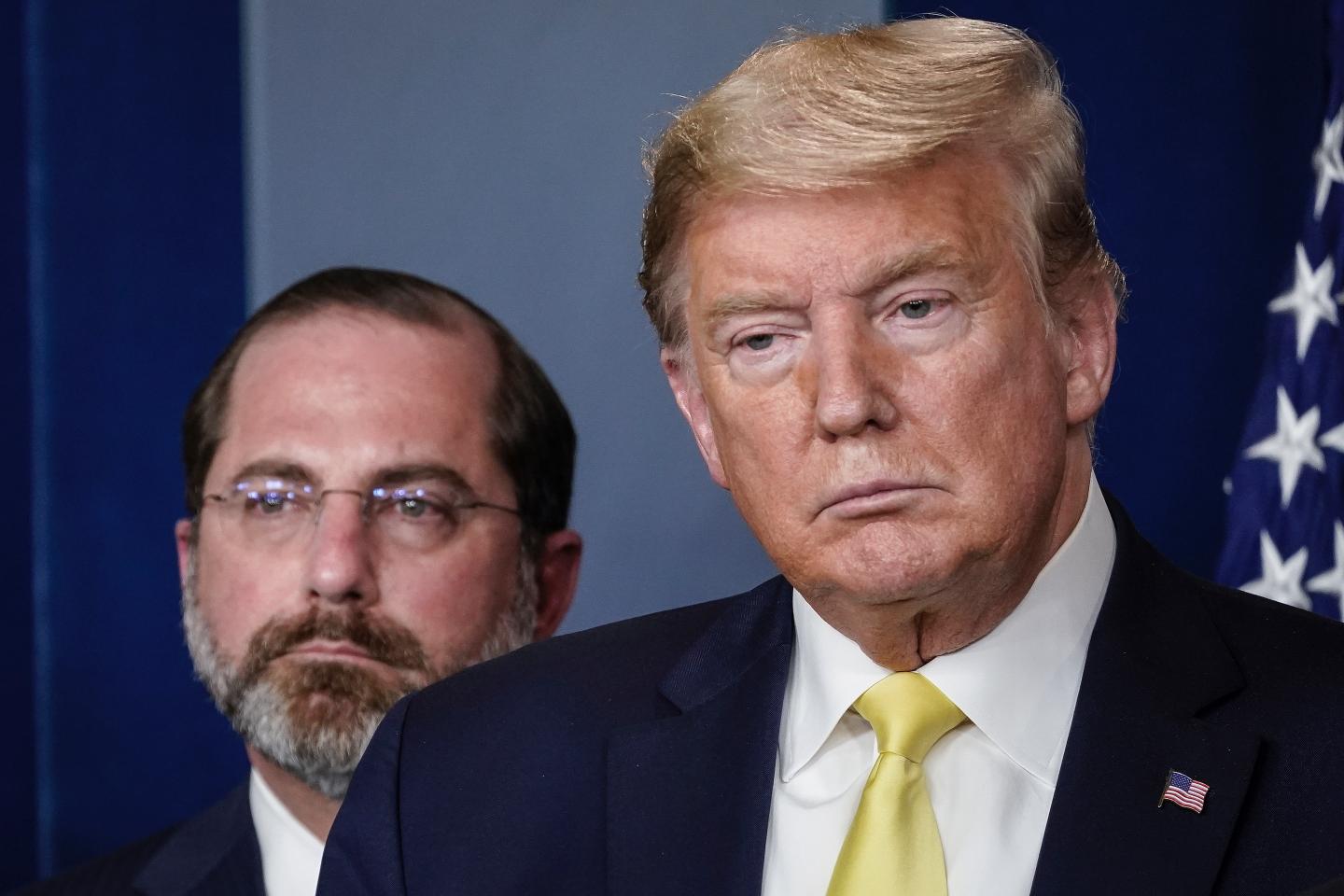 President Trump Joins Coronavirus Task Force Briefing At White House