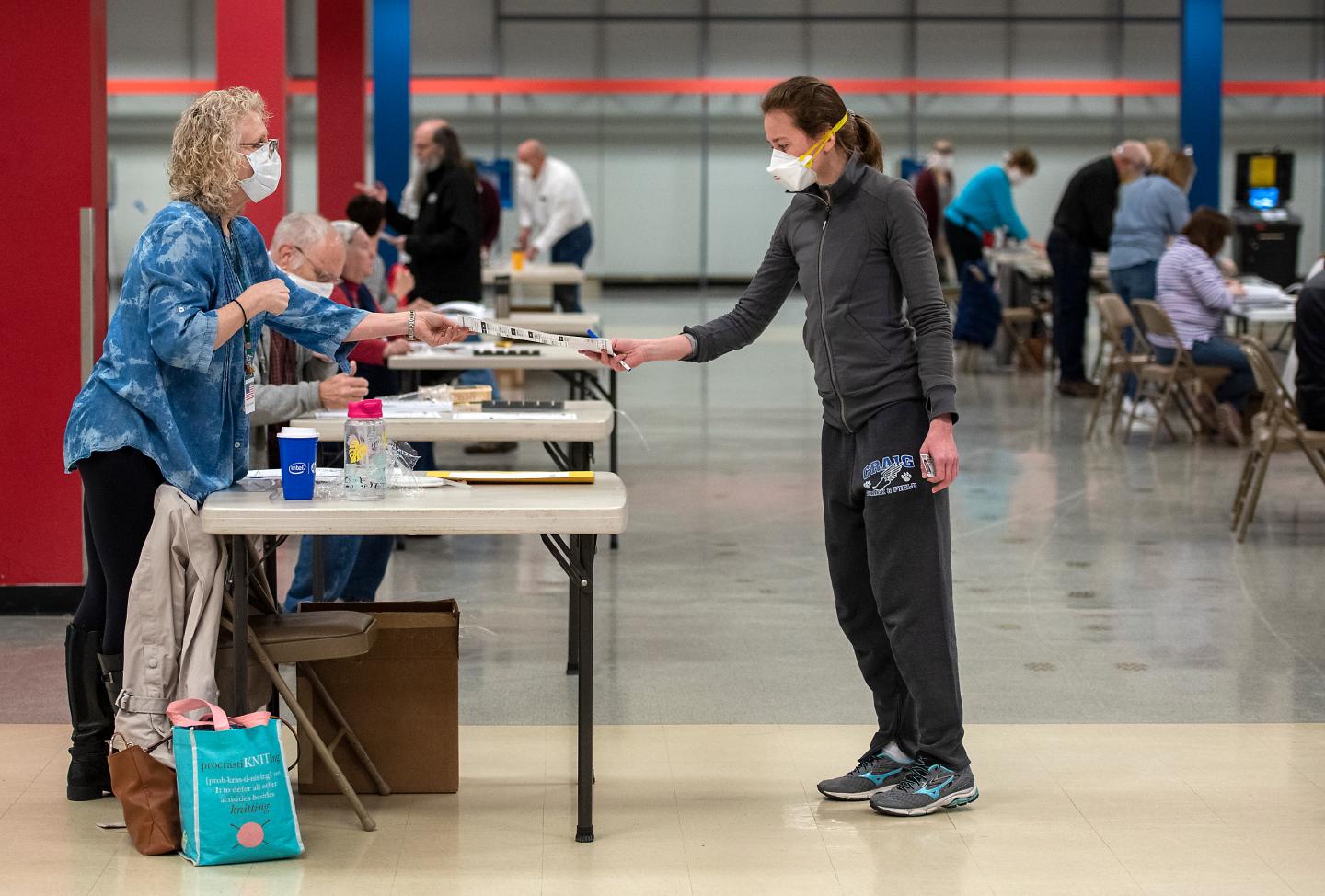 Wisconsin voters waited for hours, while others stayed home amid coronavirus—but results not expected quickly