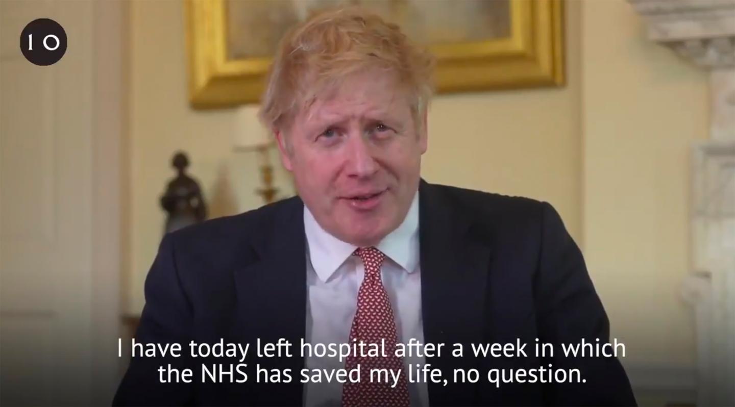 UK virus deaths top 10,000 as Prime Minister Boris Johnson leaves hospital