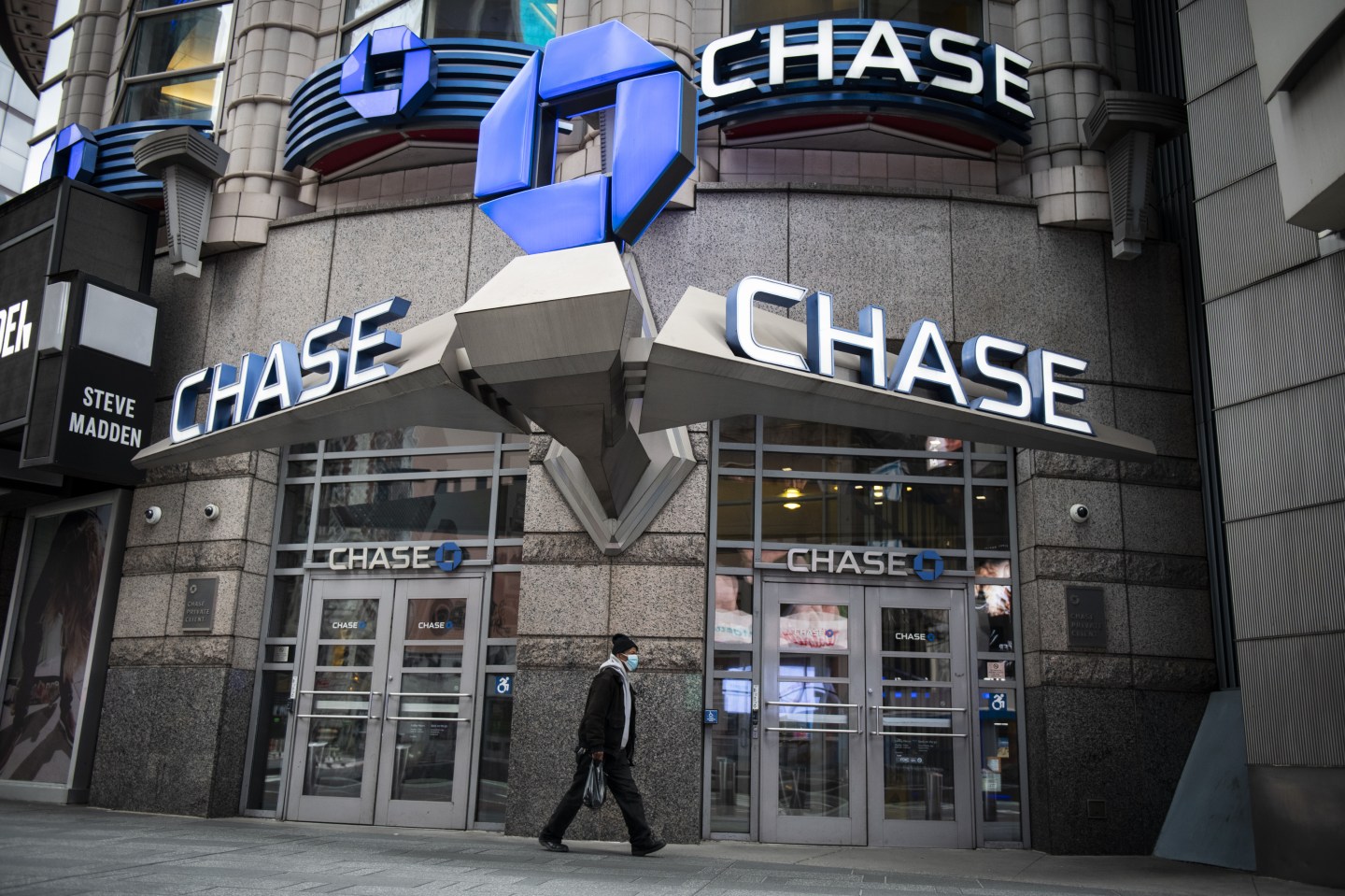JPMorgan Chase released earnings figures on April 14.
