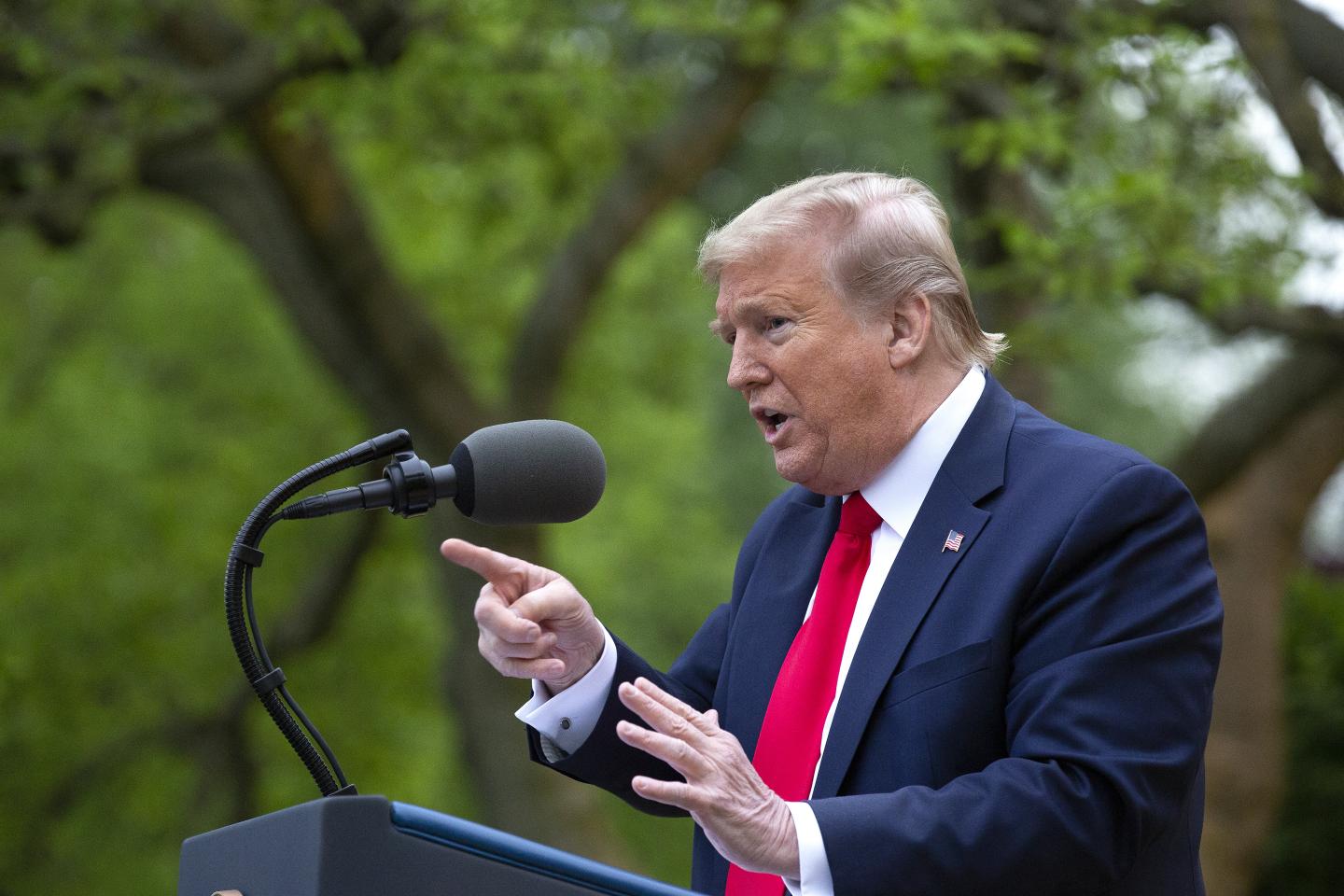 Trump unveiled a sprawling list of dozens of CEOs from industries ranging from agriculture to defense.