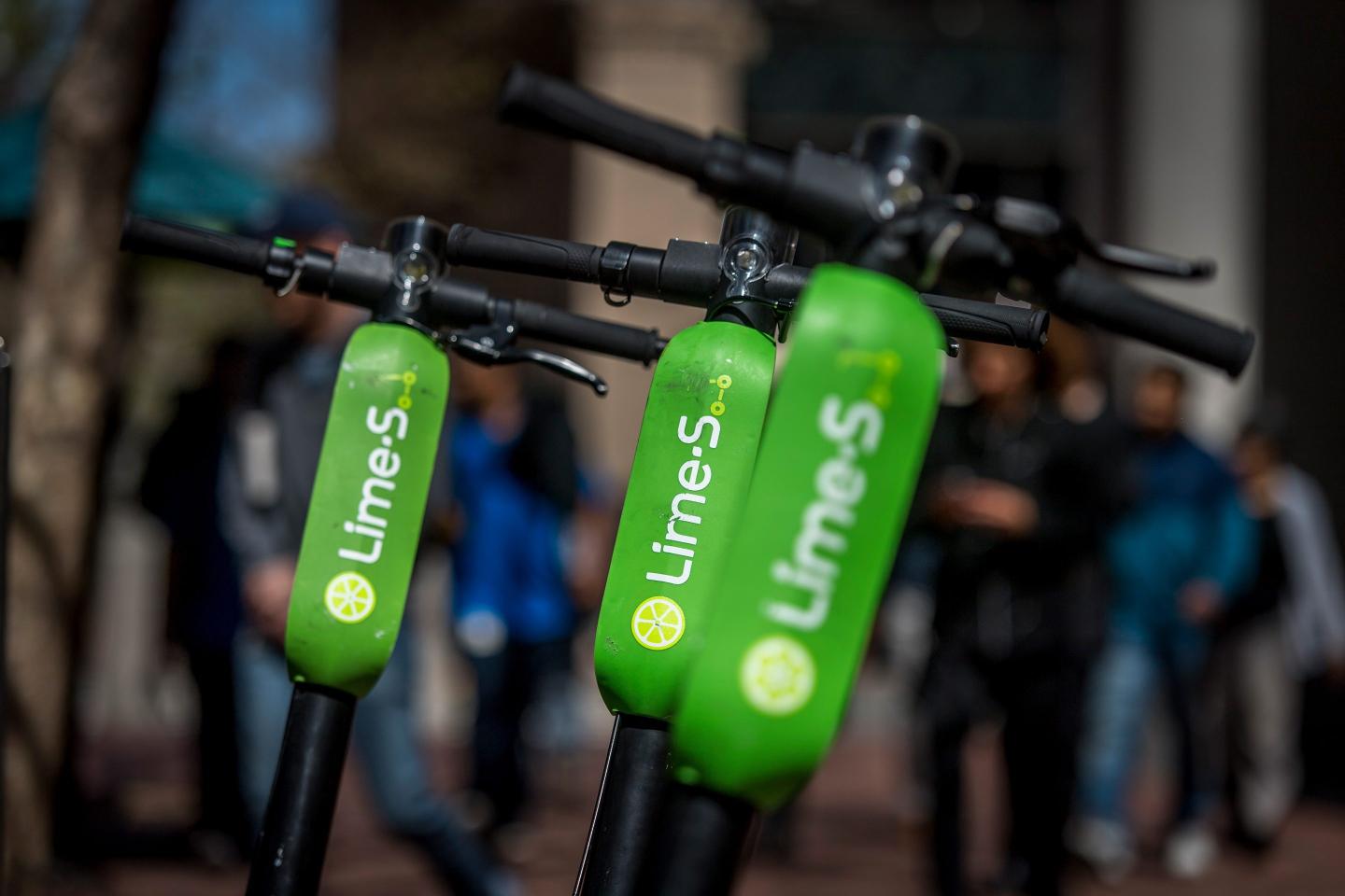 lime scooters in san frnacisco