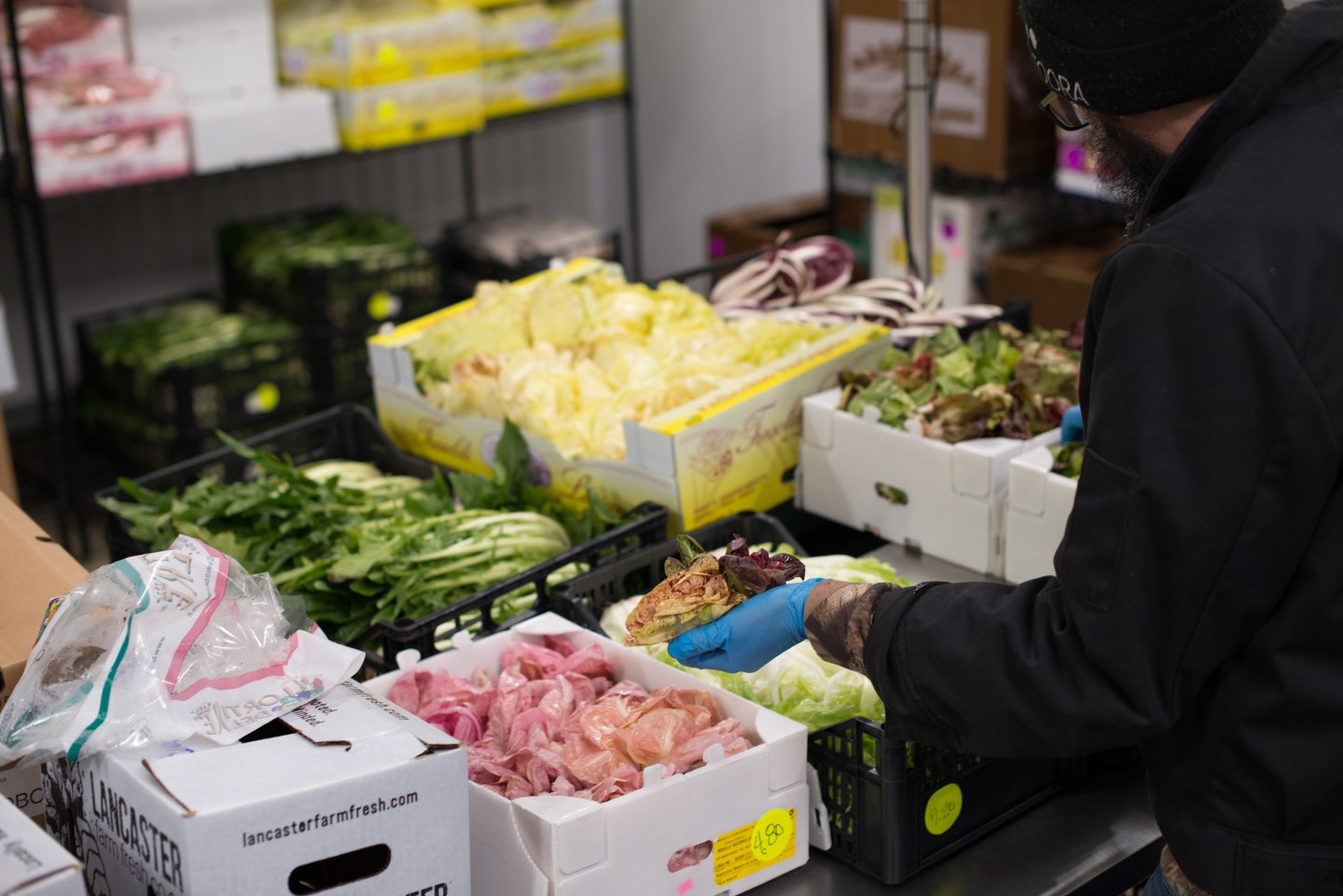 As restaurants pare down to takeout only, or close entirely to wait out the pandemic, restaurant suppliers are left with tons of food.