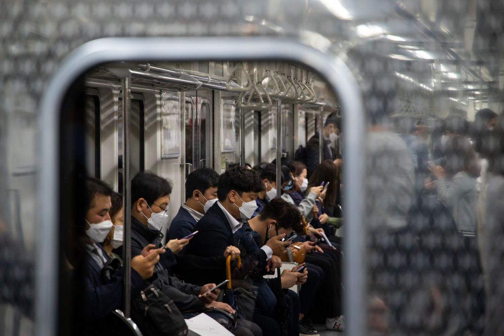 Seoul Enforces Wearing Masks On Trains During Rush Hours