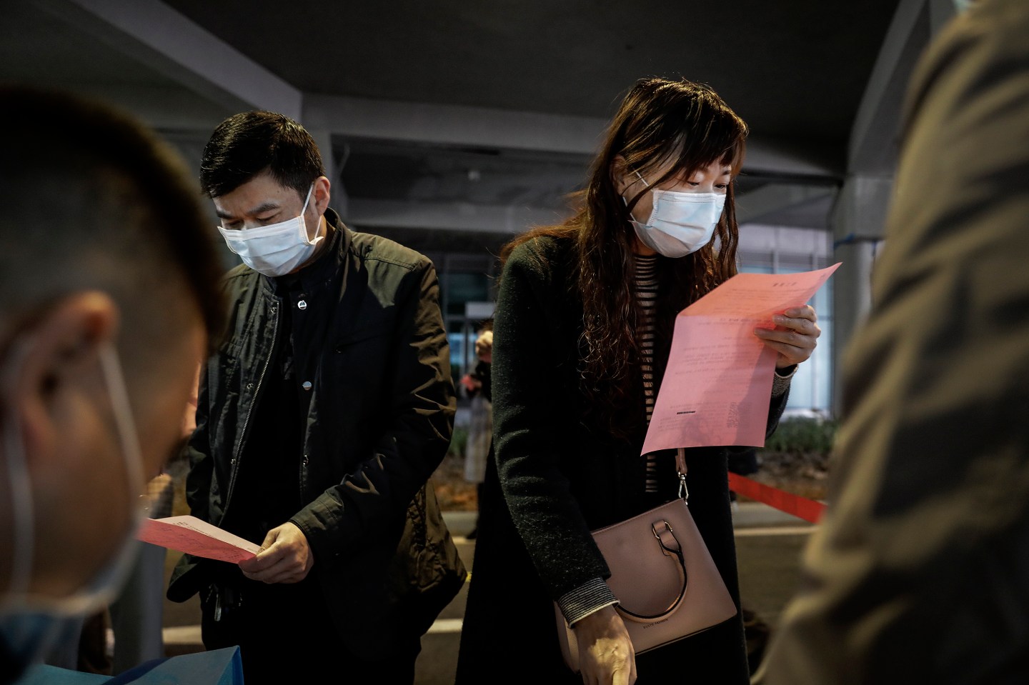 Applicants at a job fair in Wuhan on April 21 where over 1,600 vacancies were open for residents emerging from a months-long lockdown (Photo by Getty Images)